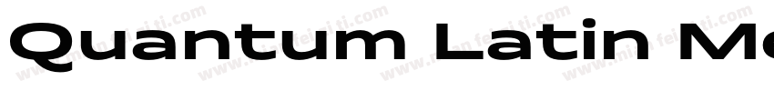 Quantum Latin Medium字体转换